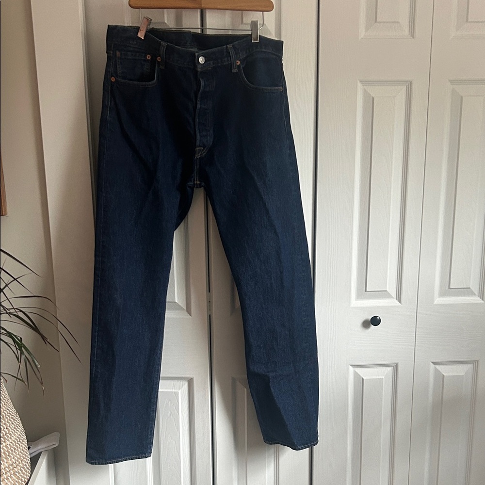 Levi's Men's Dark Blue Straight Jeans